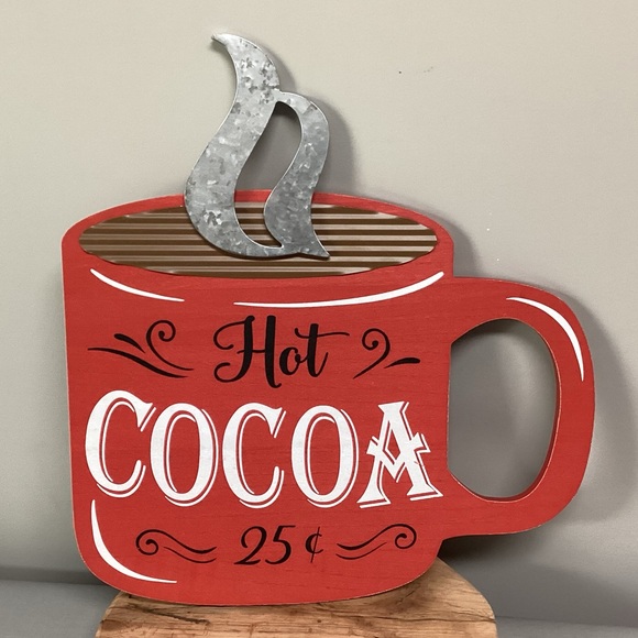 Hobby Lobby Other - Hot Cocoa Wall Decor In Like New Condition - Colorful - Huge - Restaurant Sign